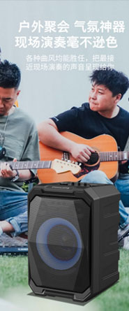 拉杆音响案例